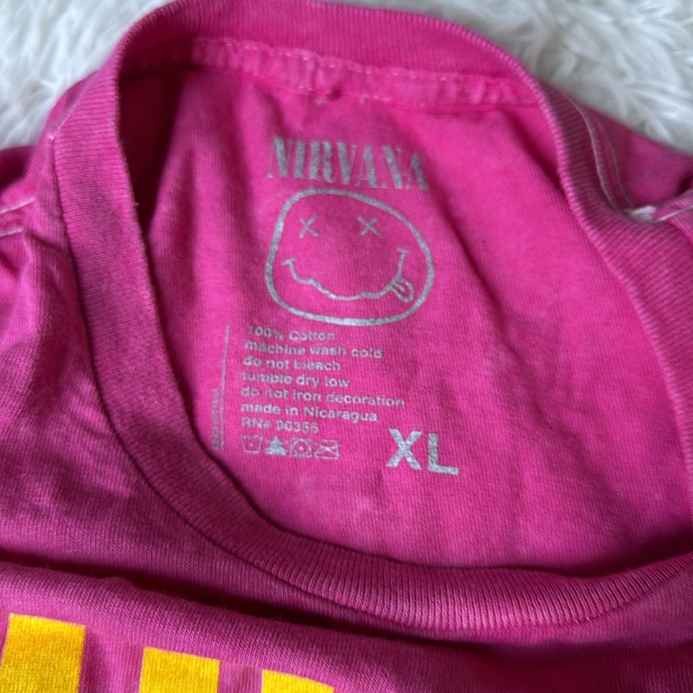Nirvana T shirt XL NWOT - Picture 2 of 3